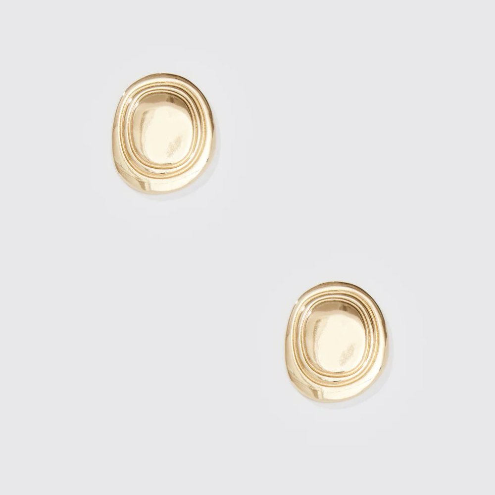 8 Other Reasons Gold Chic Earrings/NWT